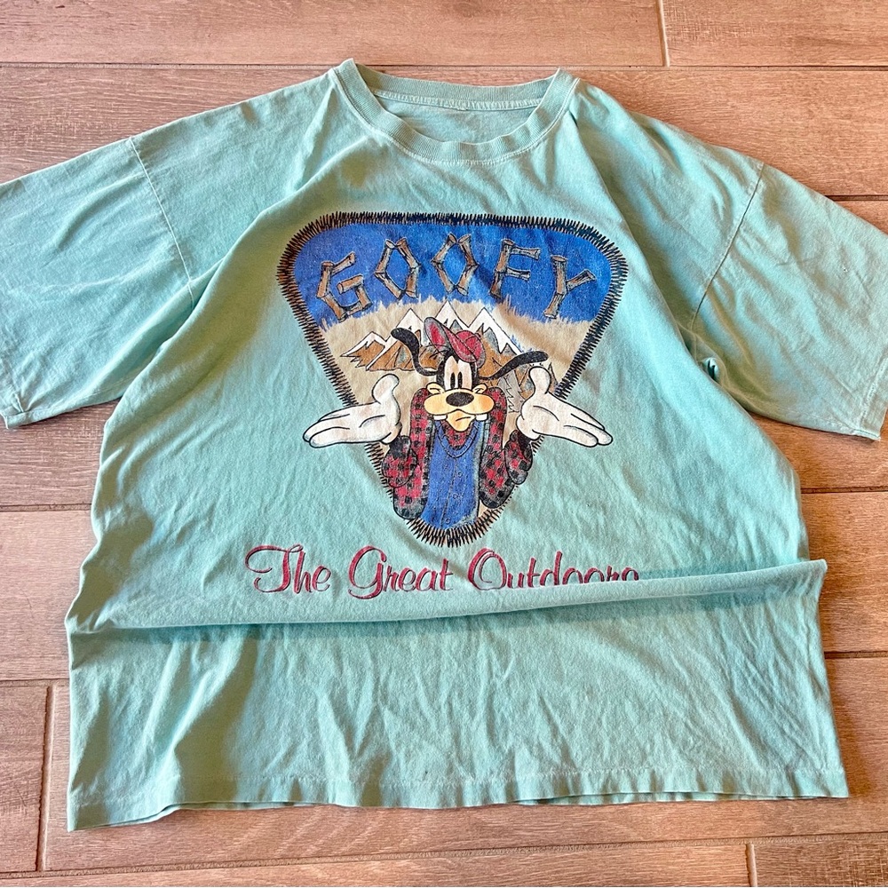 Vintage Mickey Unlimited GOOFY The Great Outdoors T-Shirt XXL